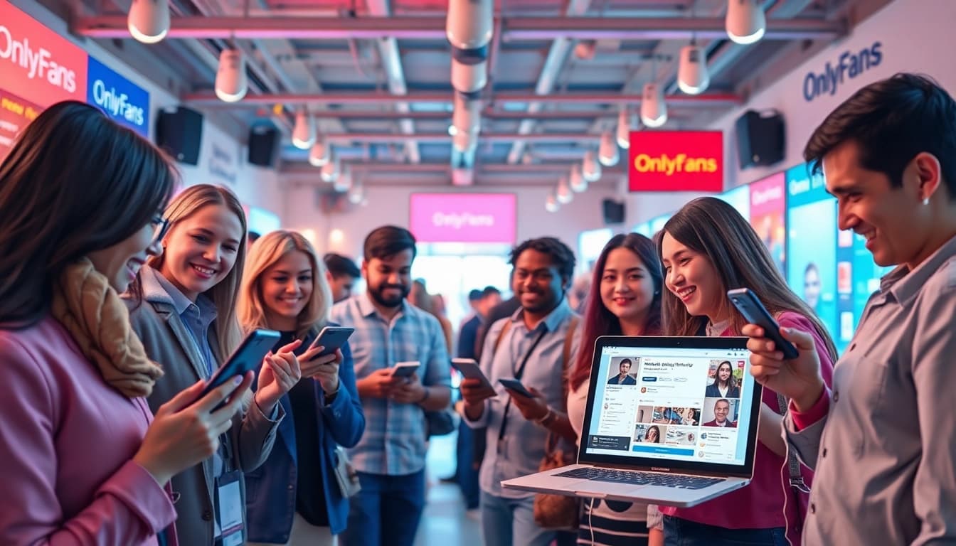 Discovering OnlyFans Nearby Creators in a vibrant digital marketplace with diverse creators.