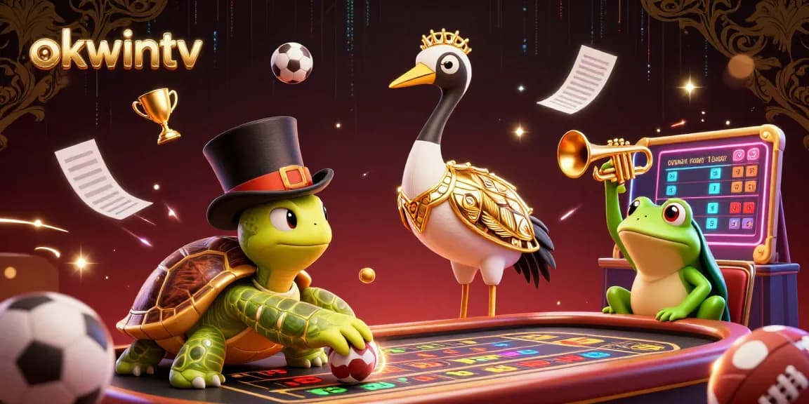 Experience exciting sports betting action at okwintv with vibrant characters and dynamic gaming elements.