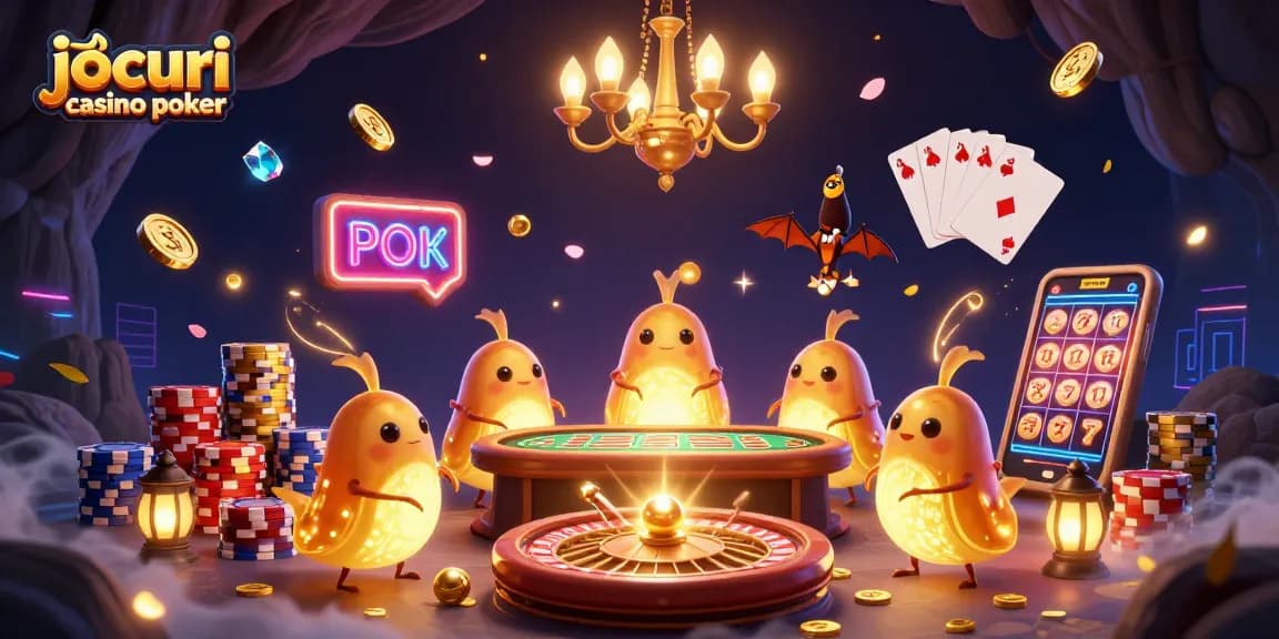 Joacă jocuri casino poker captivante în atmosfera de lumini magice și big win-uri
