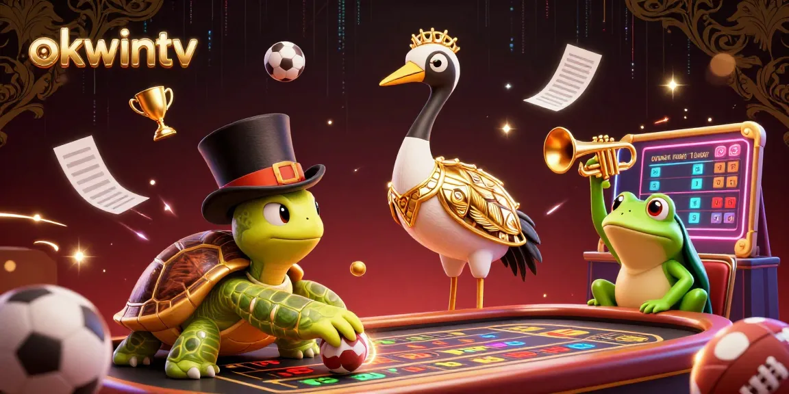 Experience exciting sports betting action at okwintv with vibrant characters and dynamic gaming elements.