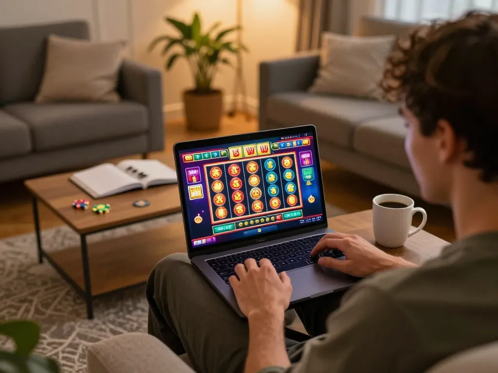 Celebrate a win at MM88 with exciting online casino games in a cozy home setting