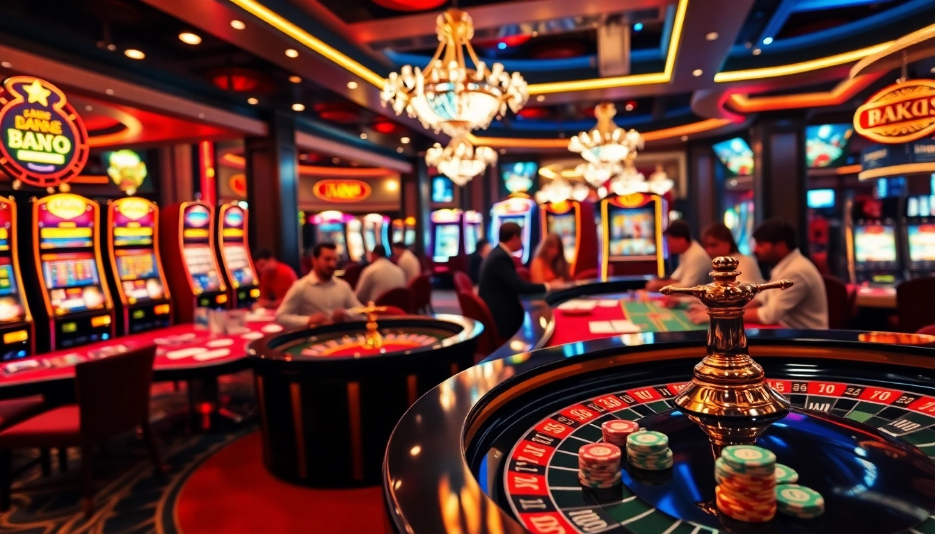 Players enjoying thrilling games at xx88 com's luxurious casino setting, showcasing poker chips and roulette.