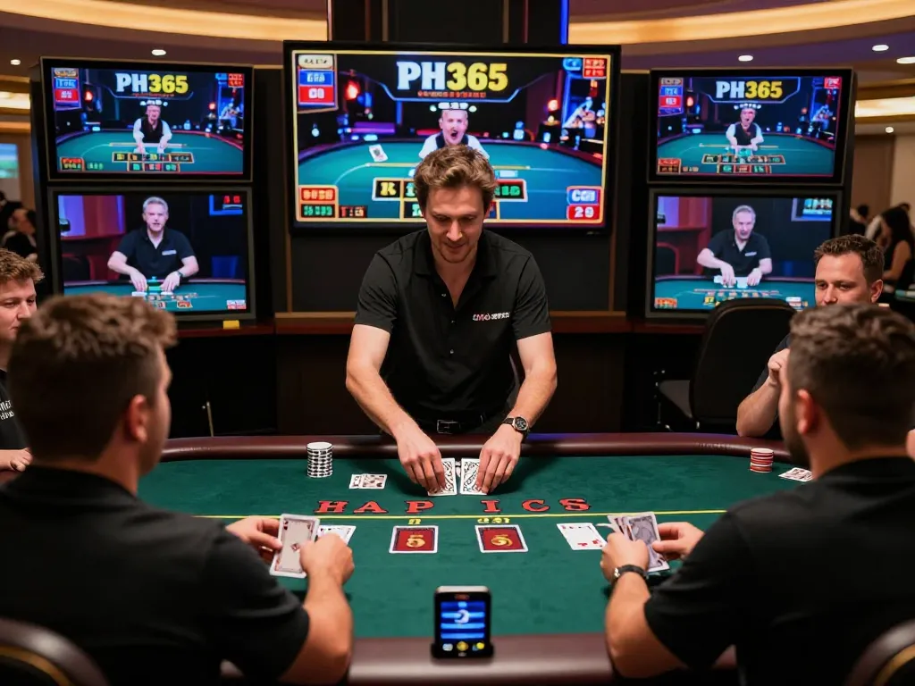 Players enjoy immersive live blackjack action at PH365 online casino.