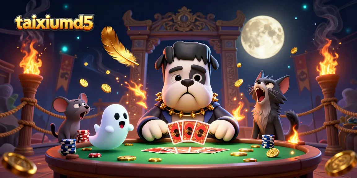 Experience thrilling card games at taixiumd5 with a whimsical monster dealer and exciting gaming elements.