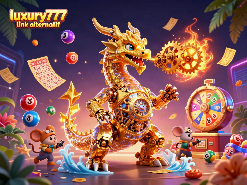Menangkan hadiah utama dengan luxury777 link alternatif menggunakan bola lotere berwarna-warni.