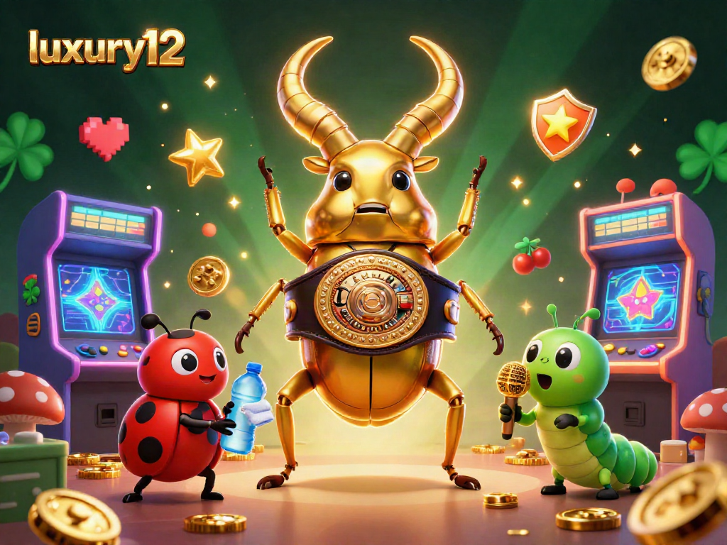 Pengalaman bermain luxury12 dengan ilustrasi kartun 3D ceria di kasino virtual.