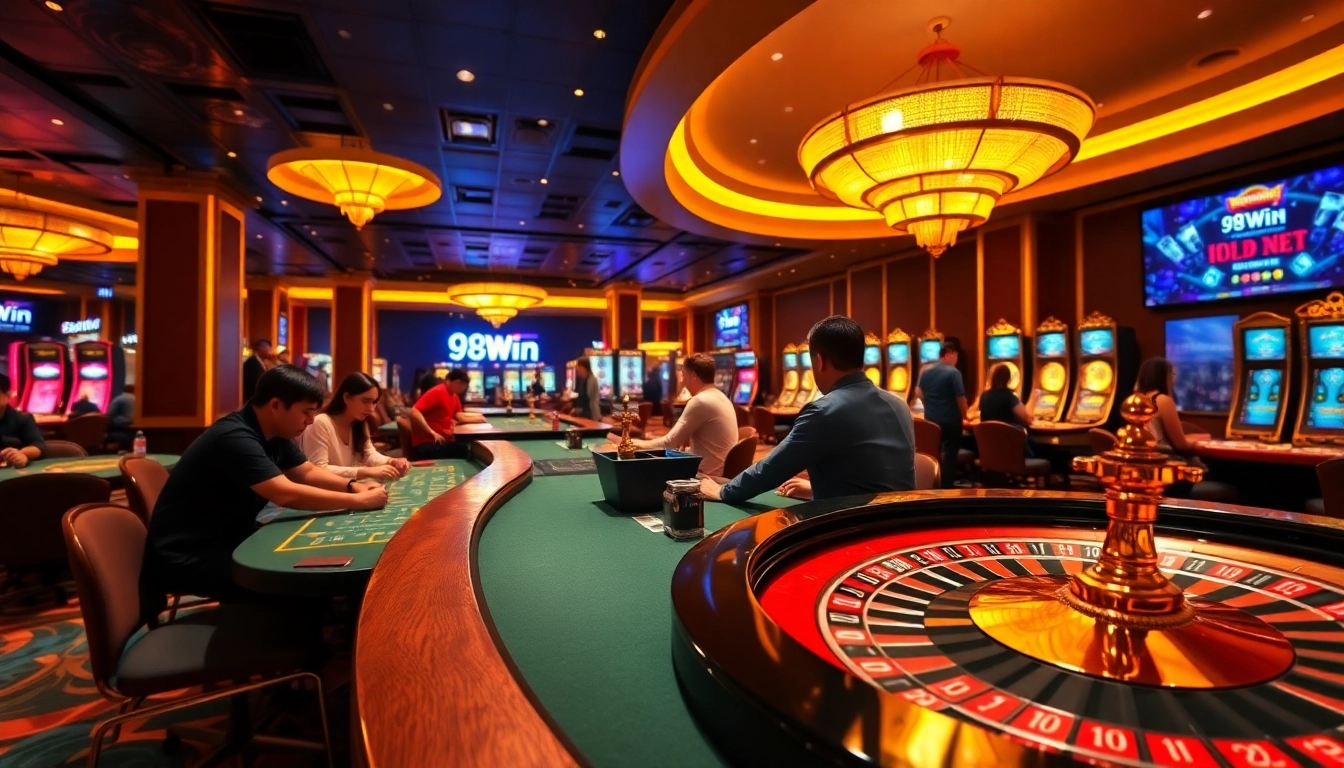Experience the thrill of gaming at 98Win, where excitement meets high stakes.