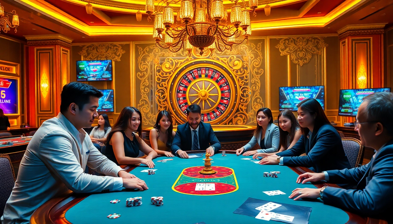 Experience the thrill of high-stakes gambling at RR88, featuring poker, roulette, and exciting casino tables.