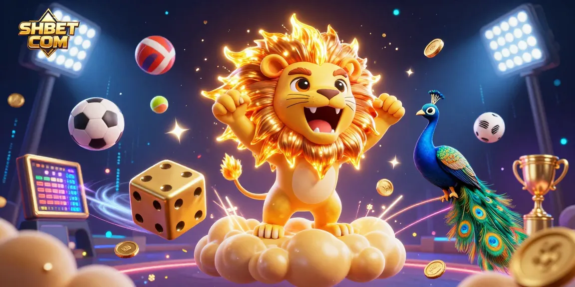 Experience the thrilling action of SHBET COM with vibrant sports and casino elements.