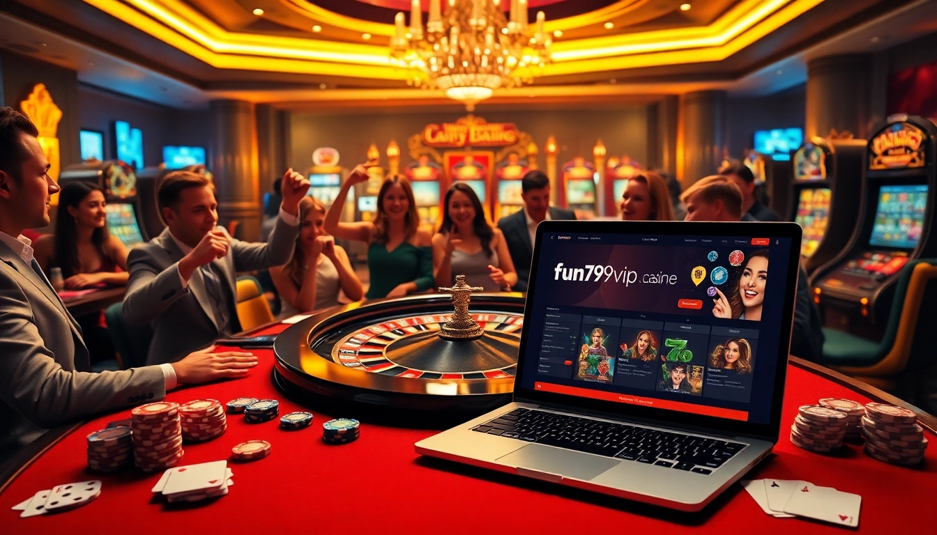 Experience the excitement of gambling at https://fun79vip.com/ with vibrant roulette and engaging casino atmosphere.