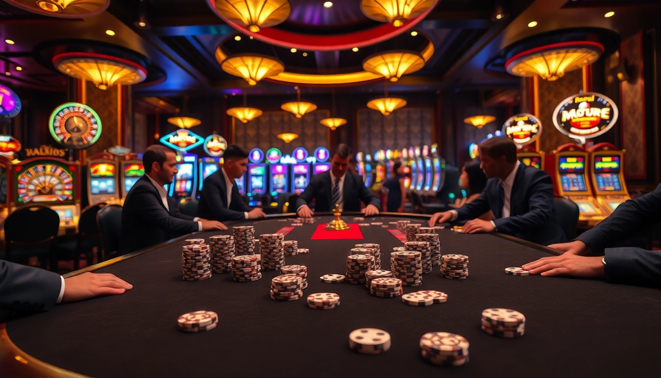Experience professional gambling at https://hm88.hiphop/ with a luxurious poker table scene.