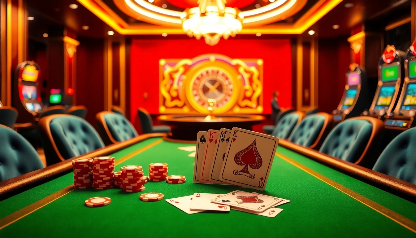 Experience thrilling poker action at the luxurious Go8 casino tables in an exciting atmosphere.