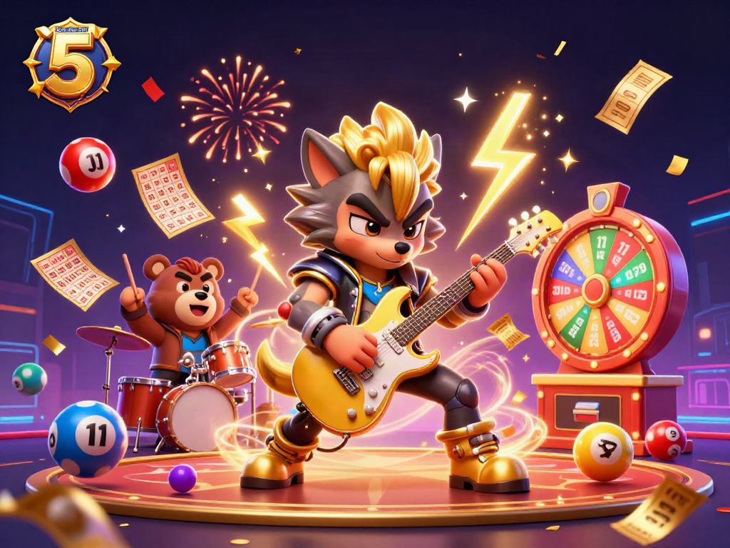 Experience the excitement of keo nha cai 5 with a vibrant casino scene full of action and energy.