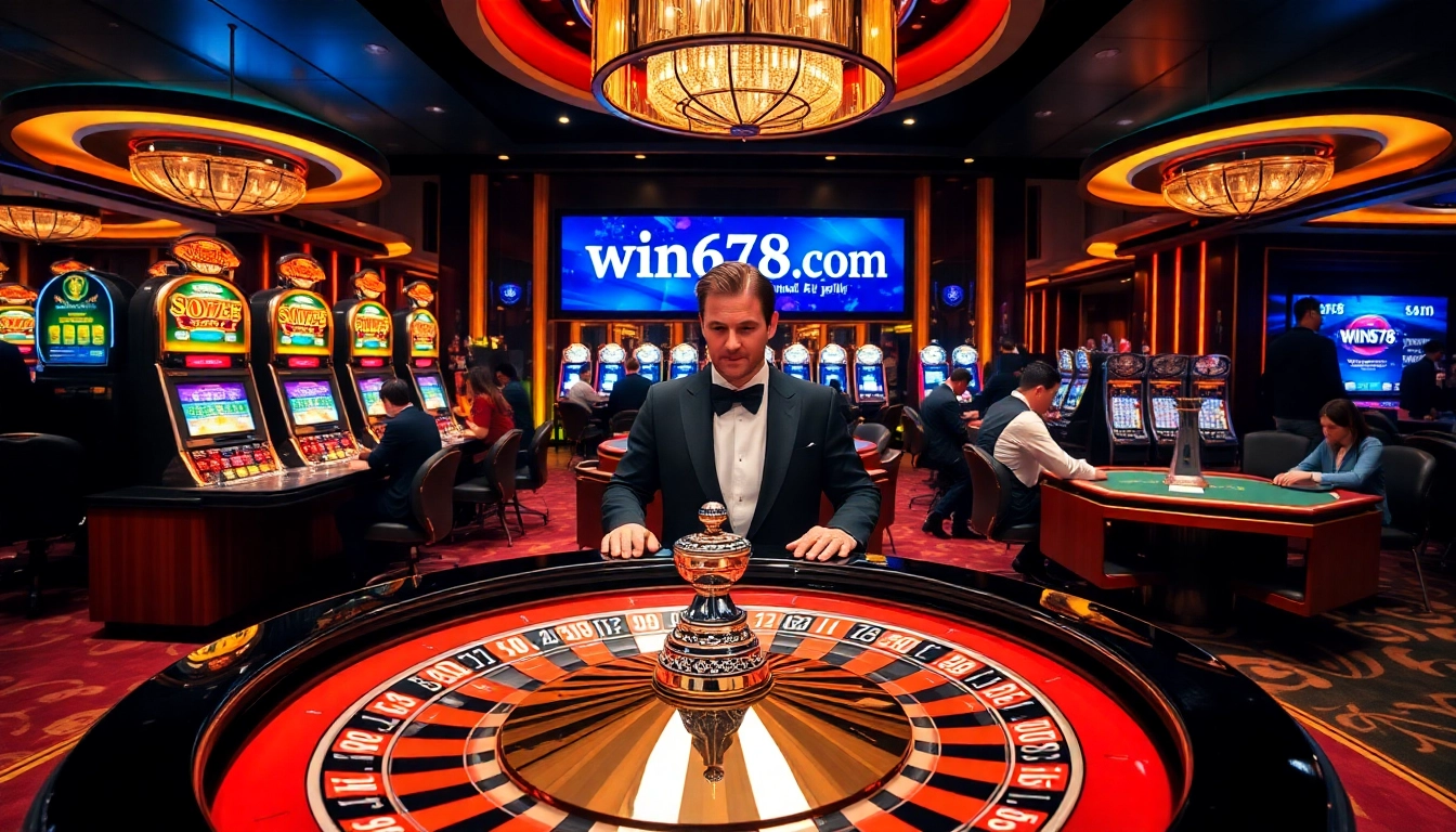Experience the thrill of winning at win678.com with vibrant casino games and professional dealers.