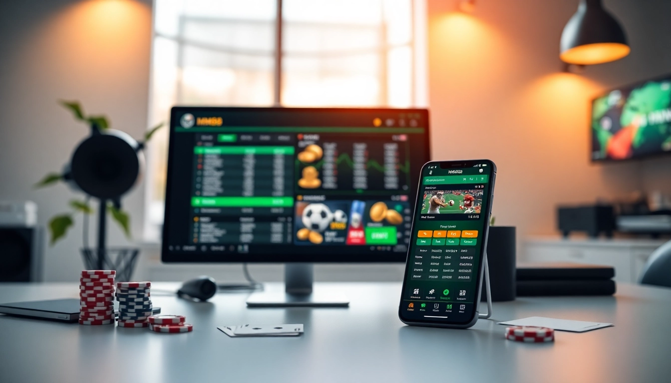 Experience the seamless interface of mm88 com in a modern online gambling setup, highlighting user-friendly features.
