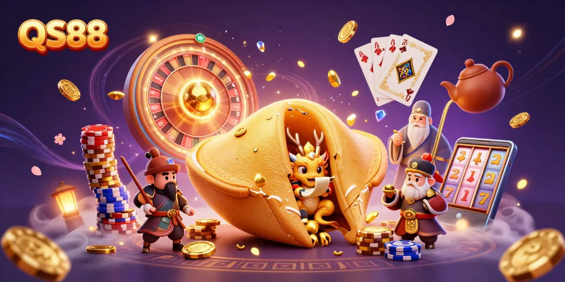 QS88 tạo ra những giây phút căng thẳng cạnh những biểu tượng may mắn trong casino.