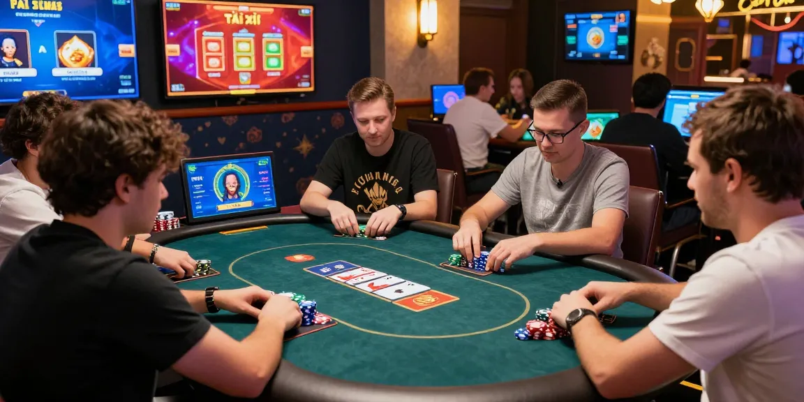 Chơi game B52 trực tuyến, người chơi tham gia vào các trò poker và card game hấp dẫn.