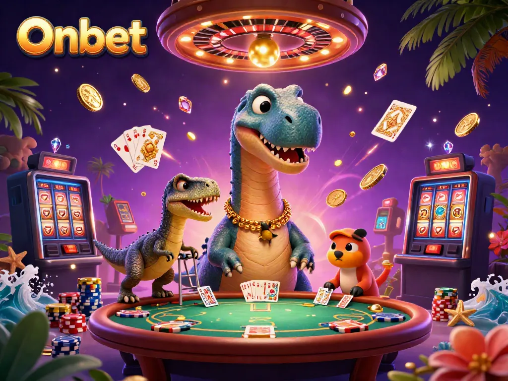 Experience thrilling gameplay at Onbet with engaging characters and dynamic casino elements.