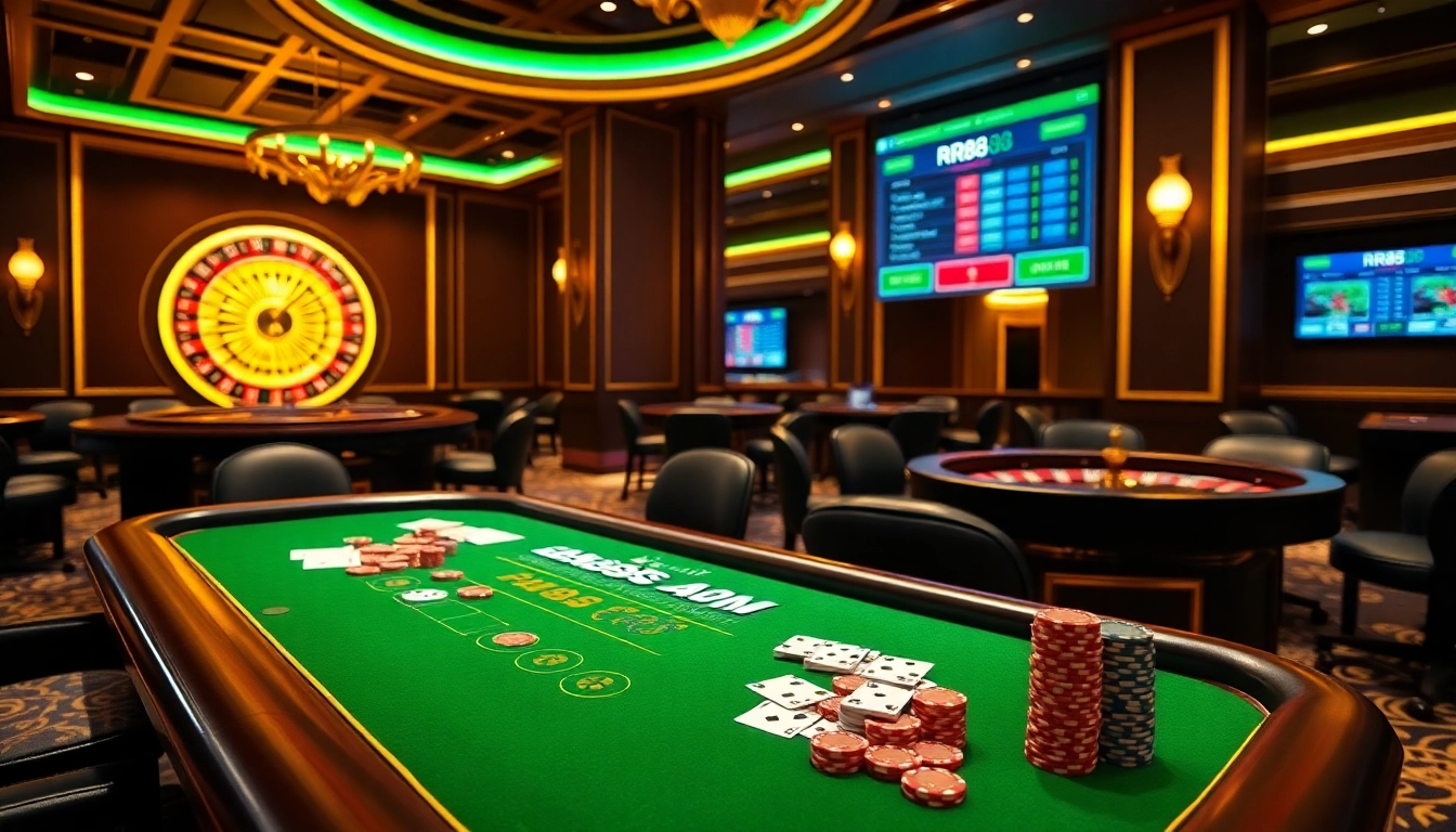 Vivez une expérience de jeu palpitante chez RR88 avec des tables de casino dynamiques et des paris numériques