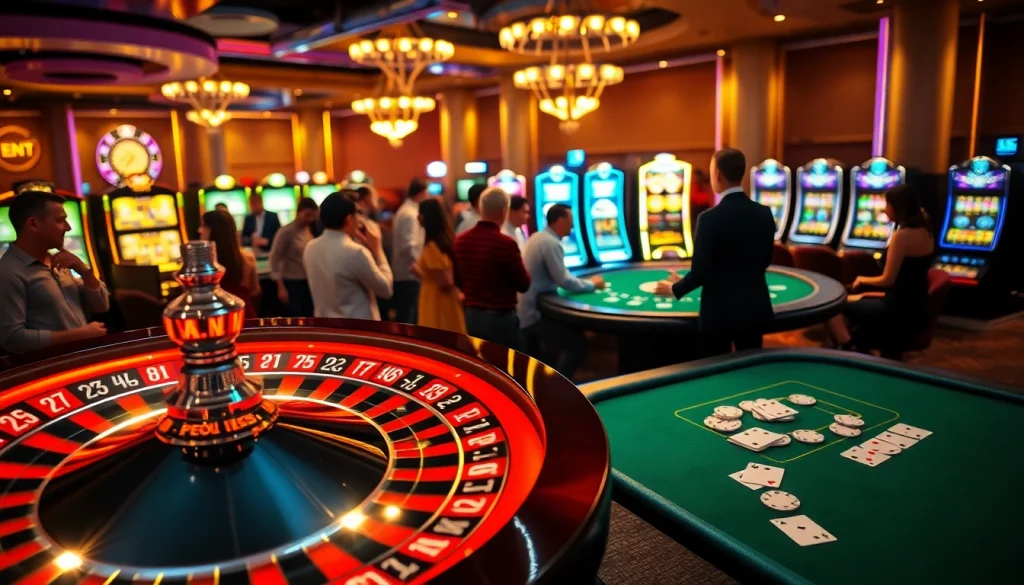 Experience the thrill of gambling at https://jun88.buzz/ with vibrant casino activities featuring roulette, poker, and slot machines.