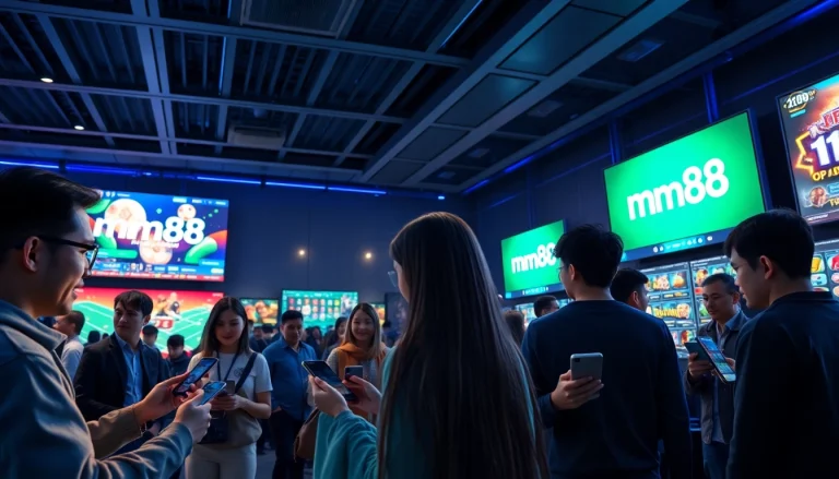 Engaging players experiencing diverse betting options on the mm88 online gaming platform.
