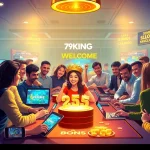 Engaging online gambling experience at 79king with diverse players enjoying various betting games.
