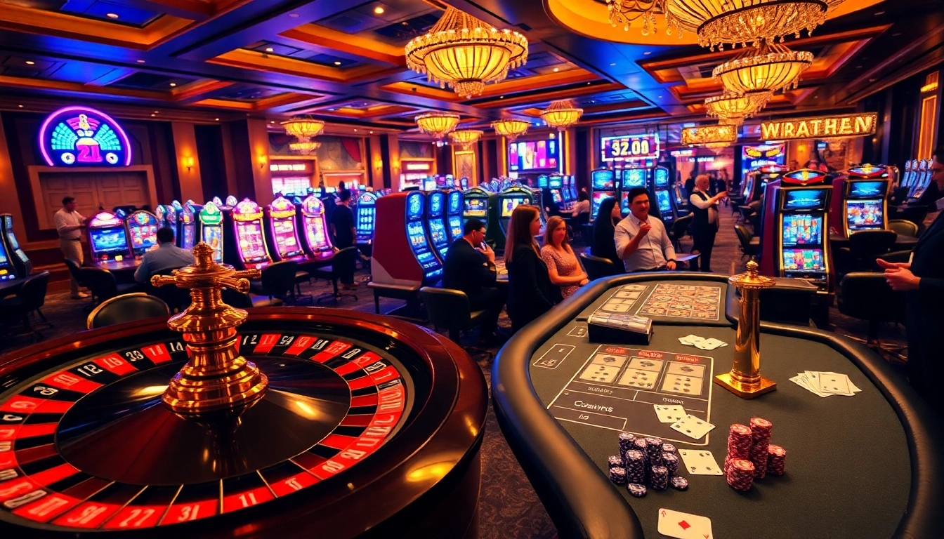 Experience the thrill of playing at 32win's vibrant casino with roulette, poker, and slot machines.