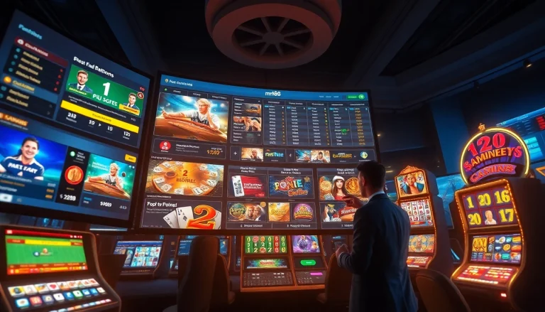 Experience the dynamic world of mm88 online gambling with a vibrant gaming interface.