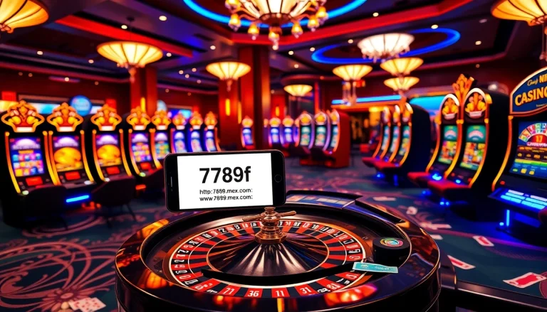 Experience the thrill of gambling at http://789f.mex.com/ with vibrant casino scenes and gaming excitement.