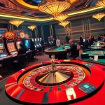 Experience the excitement of gambling at 789bet with a vibrant casino scene featuring poker and baccarat.