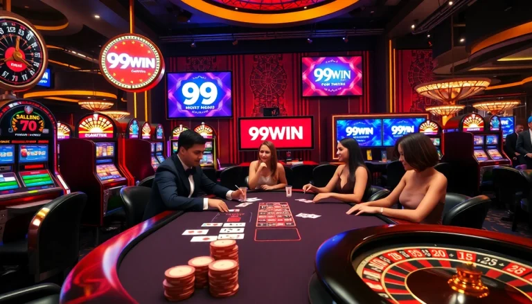 Experience the thrill of winning at 99WIN with vibrant casino games and betting action.