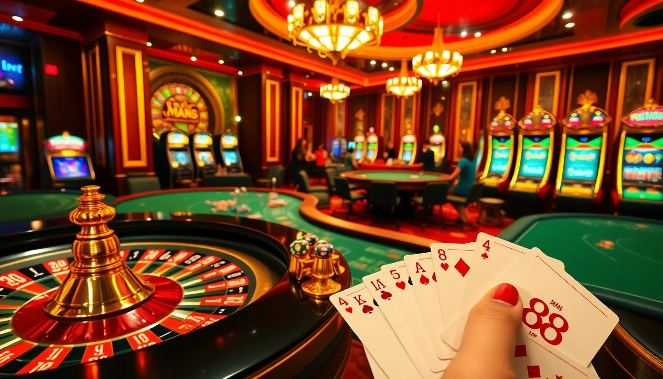 Experience exciting gameplay at MM 88 with vibrant casino tables and thrilling bets.