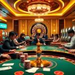 Engaging action at Trang Chủ 78WIN casino tables with players enjoying vibrant gaming experiences.