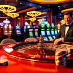Engage in high-stakes gaming with 669bet's vibrant casino atmosphere showcasing roulette.