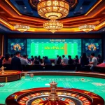 Engaging scene of players at a baccarat table, highlighting kèo nhà cái betting strategies.