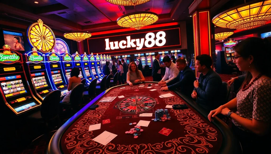 Experience high-energy gaming at lucky88 with vibrant slot machines and thrilling poker action.