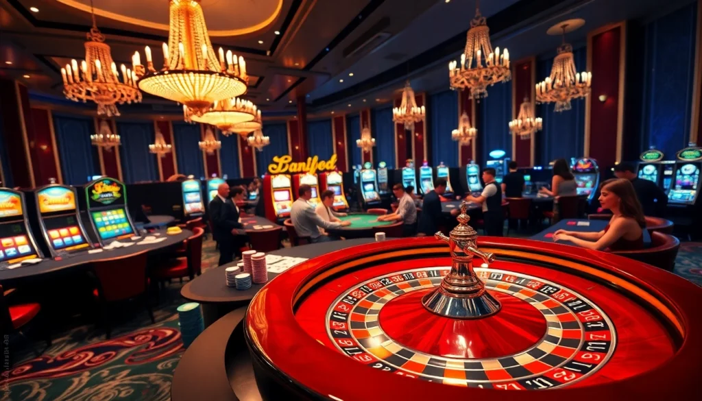 Experience the excitement of mm88 gaming at a vibrant casino table with chips and cards.