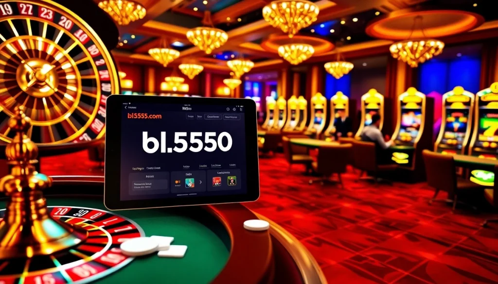 Engage in thrilling poker at bl555.com with luxury gaming visuals and exciting gambling action.