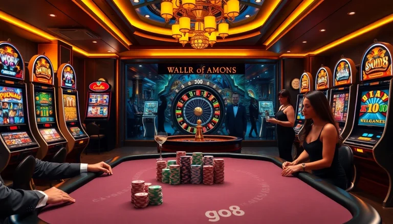 Experience high-stakes poker action at go8 casino, where excitement meets luxury.