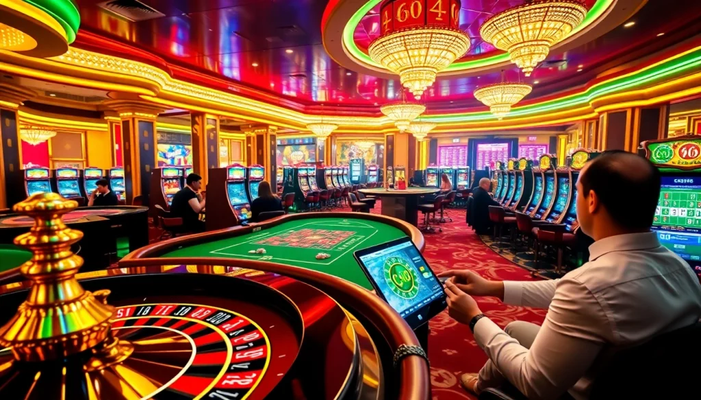 Experience thrilling online gambling at C168 with vibrant slots and poker tables.