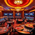 Experience the excitement of 166BET through a luxurious online casino scene filled with engaging games and players.