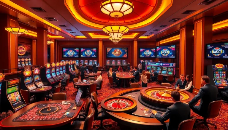 Experience the excitement of 166BET through a luxurious online casino scene filled with engaging games and players.