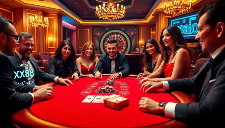 Experience the excitement of online gambling at https://xx88.cheap/ with a vibrant poker scene filled with glamour and strategy.