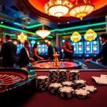 KJC members enjoy high-stakes gambling at an upscale casino with thrilling game action.