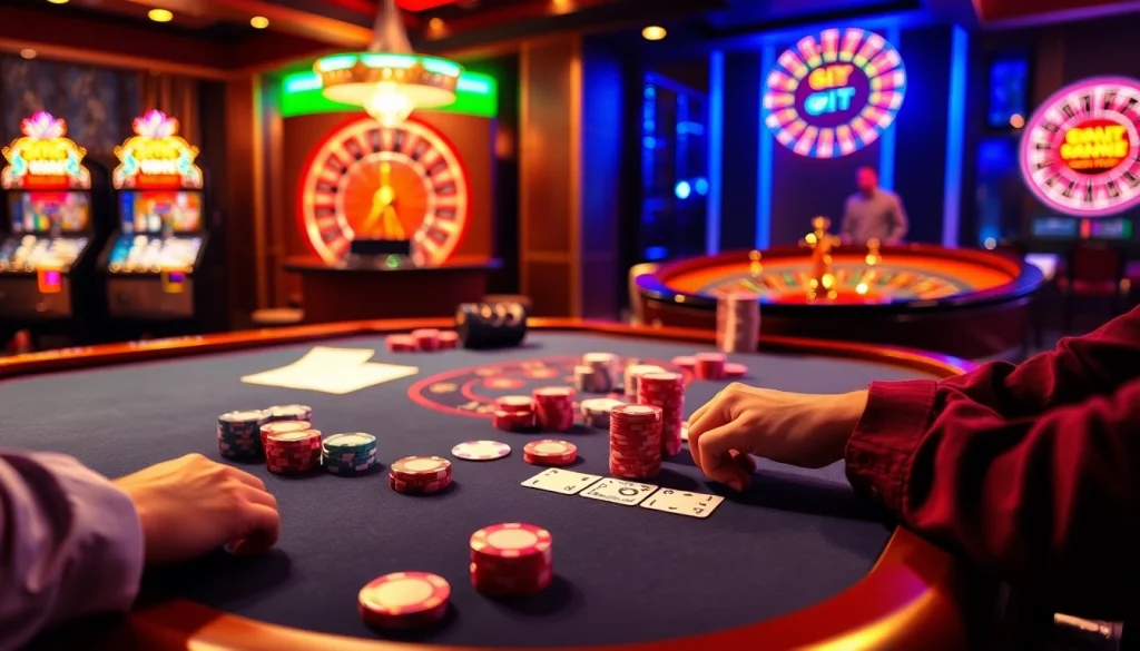 Experience high-stakes excitement at https://xin8820.me/ with dynamic poker games and roulette ambiance.