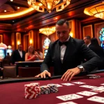 Experience excitement at xn88 sÃēng bà i with dynamic gameplay at an elegant casino table.