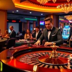 Experience the thrill of 32WIN Vip at a luxurious casino table with warm lighting and excited players.