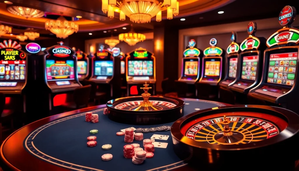 Experience winning strategies and excitement at home jl55 casino with vibrant gaming tables and slot machines.