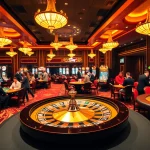Engaging casino scene featuring poker tables and roulette, inspired by the original hidden wiki.