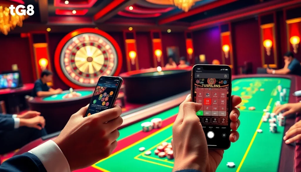 The tg88 app enhances the gambling experience with vibrant casino games and smartphone integration.